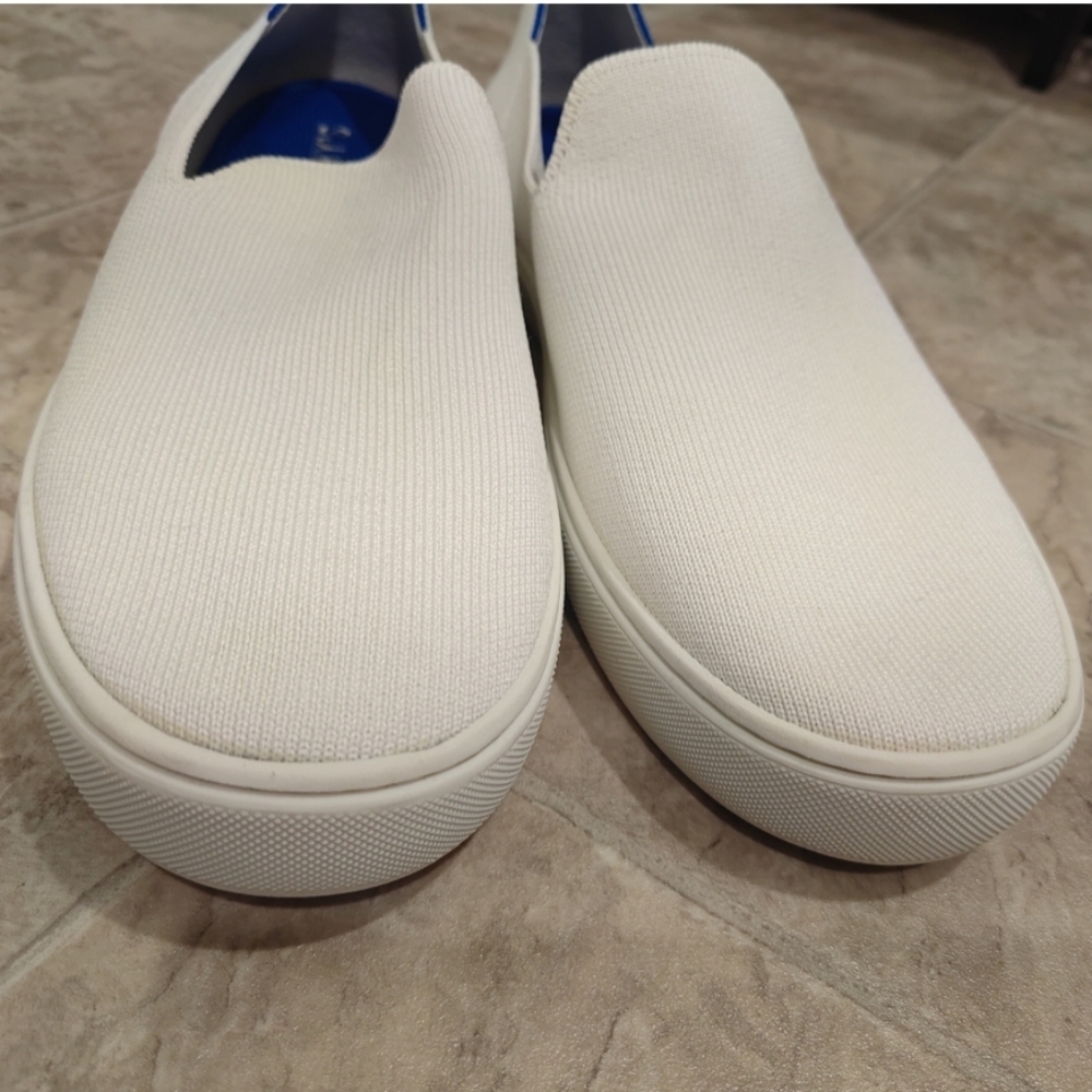 Rothys women’s size 11.5 white slip on sneakers - EUC - Picture 2 of 15